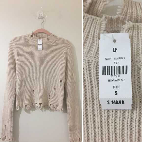 LF Sweaters - New! LF destroyed sweater NWT